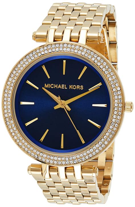 Michael Kors Darci Blue Dial Gold.